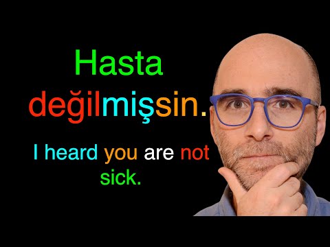 Turkish Grammar: Negative Sentences in the Heard Past Tense Using the Verb ‘to be’
