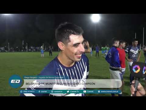 Belgrano de Monte Oscuridad gritó Campeón en el Futbol de Las Colonias