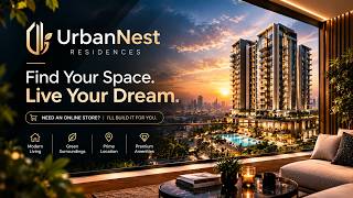Apartment Sales Website Design 🏙️ | UrbanNest — Luxury Real Estate Website | Web