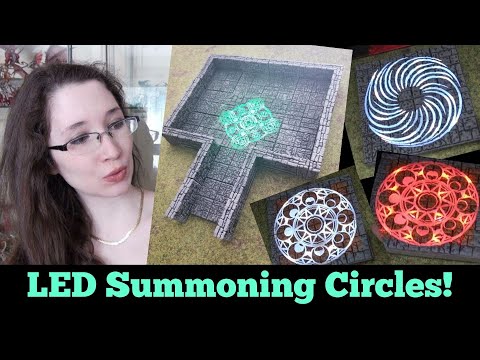 Warlock Tiles LED Summoning Circles by WIZKIDS