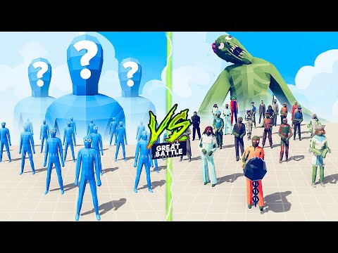 RANDOM UNITS TEAM vs ZOMBIE TEAM - Totally Accurate Battle Simulator TABS