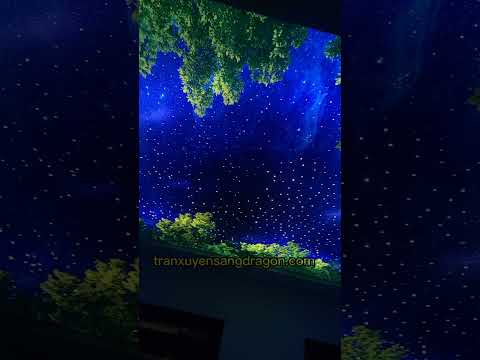 Mẫu Trần Sao Nhẹ Nhàng Thư Giãn Cho Phòng Ngủ 