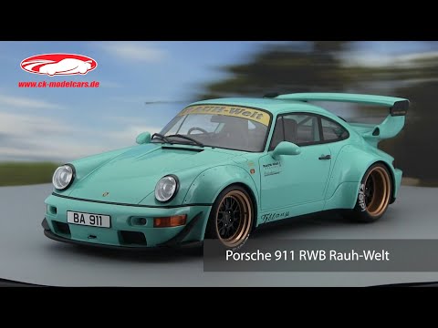 GT-SPIRIT 1:12 Porsche 911 RWB Rauh-Welt 2020 Tiffany 青 GT951