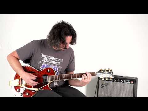 1989 Les Paul Full Hollowbody F Holes Cherry Red