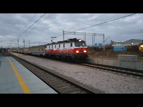[7100 film!]EP09-023 + IC MALCZEWSKI do Słupska i Kołobrzegu, mija p.o. Rzeszów Zachodni 01.04.2019