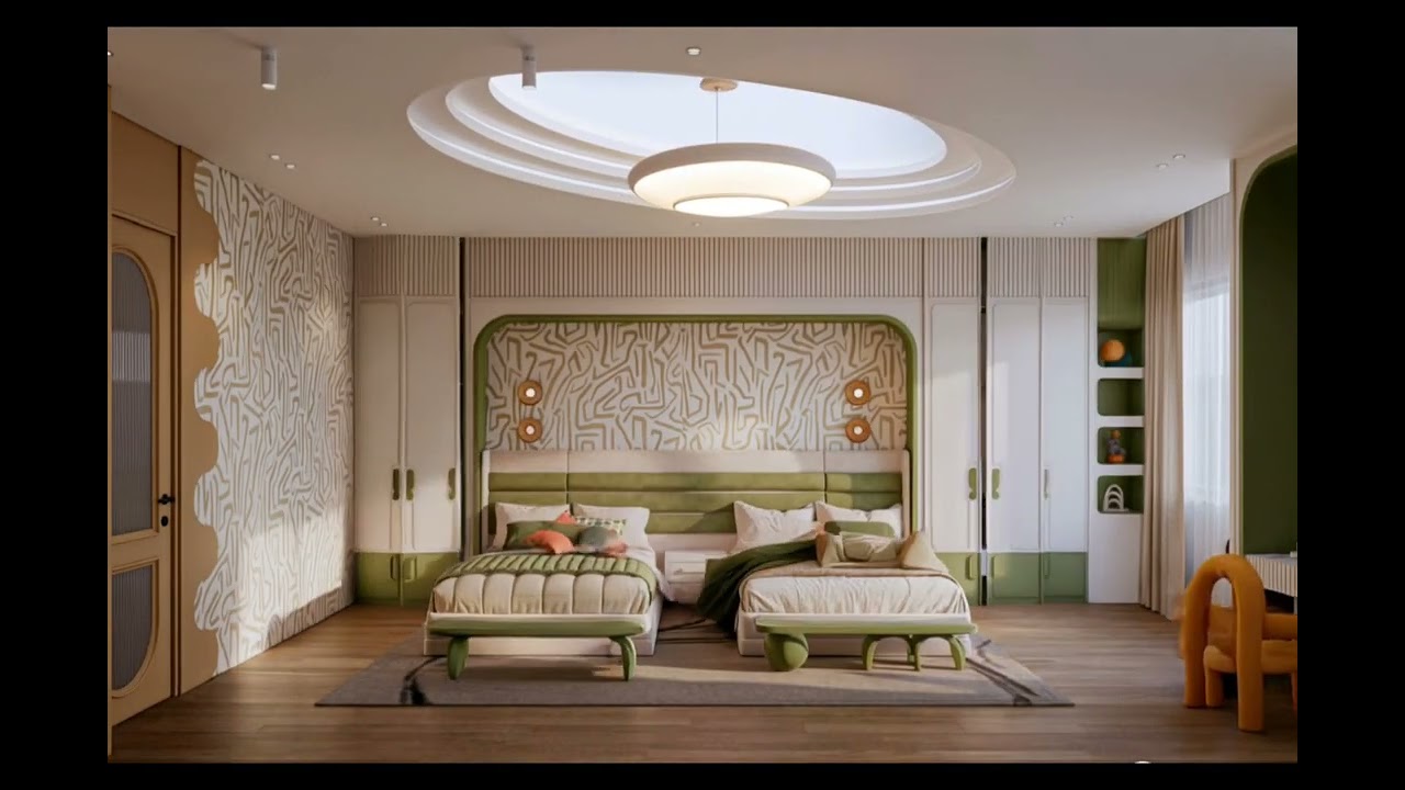 Green with envy. 🌿#interiordesign #homedecor #roomtour #bedroomgoals #moderninterior #homedesign 