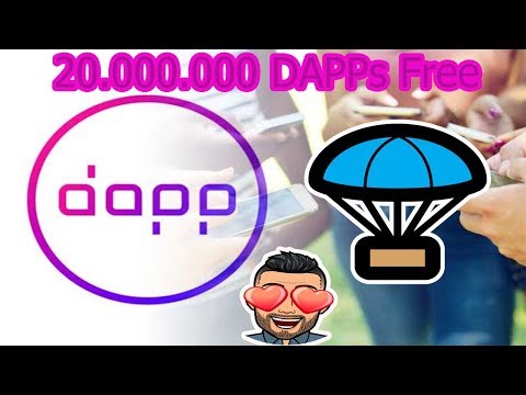 Campanha de Airdrop milionária , são 20 milhões em tokens DAPPs. LIMITADO!