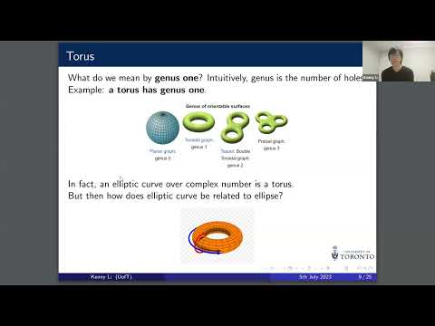 July 5th: Introduction to modular forms and elliptic curves by Kenny Li