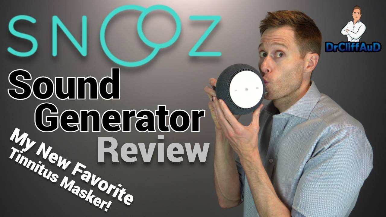 The BEST Tinnitus Masking Device | Snooz White Noise Sound Generator