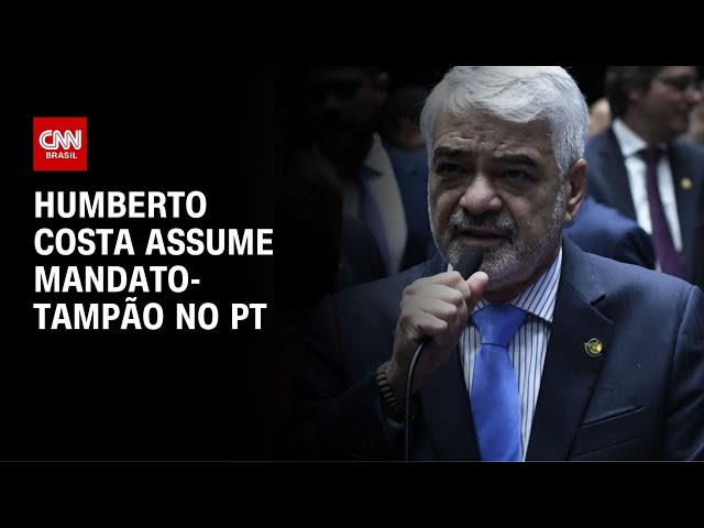 Humberto costa assume mandato-tampão no PT | LIVE CNN