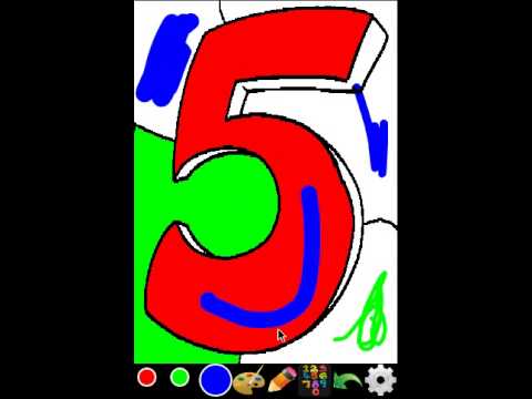 Coloring for Kids - Numbers Video