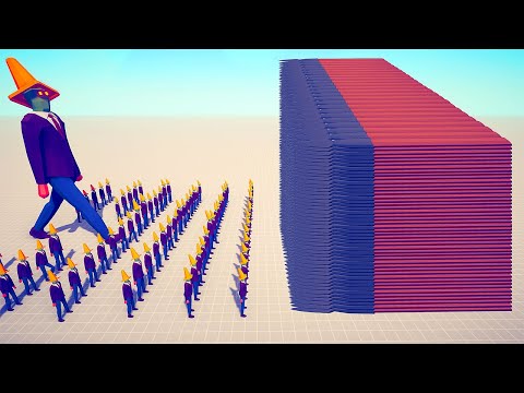 CONEHEAD ZOMBIES vs EVERY GOD - Totally Accurate Battle Simulator TABS