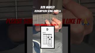 Redemption Song Bob Marley guitar  lesson easy