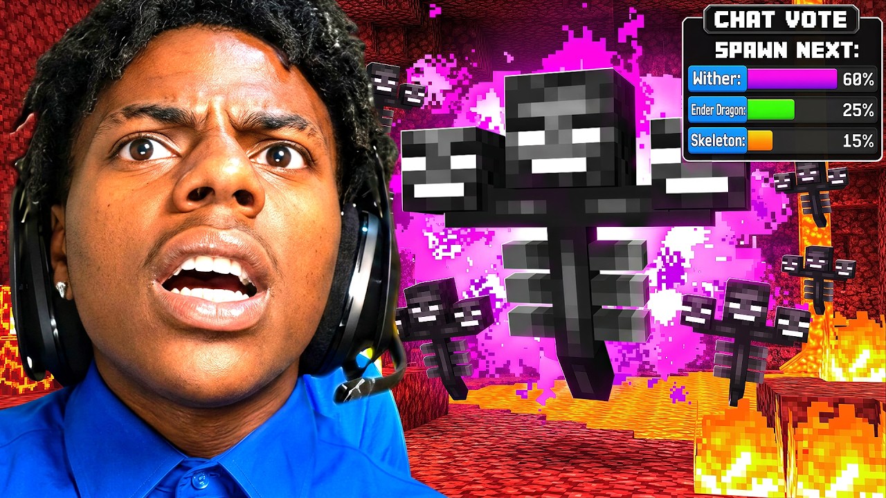 Minecraft, But Chat Controls My Game..