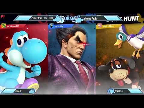 Squad Strike Crew Rules Winners Finals: Peru(Greninja DH MiiBrawler) VS Anality (Terry Kazuya Ken)