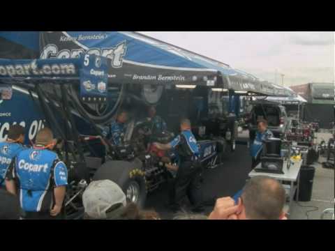 TOP FUEL  warm up  Brandon Bernstein   H D