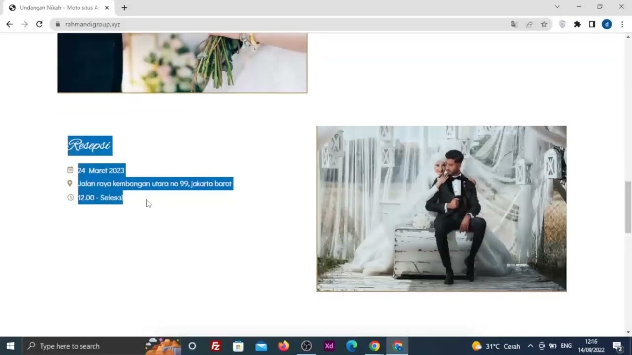 Website yang akan dibuat