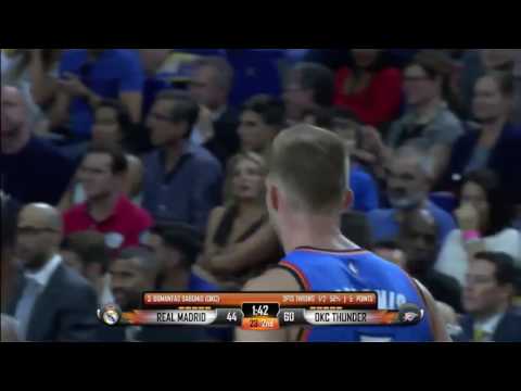 Domantas Sabonis vs Real Madrid 03.10.2016 (7Pts) (Preseason Game)