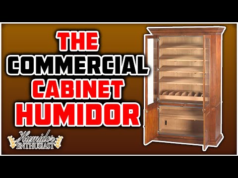 The 'Humidor 5,000' Commercial Cabinet Humidor - FREE Shipping!