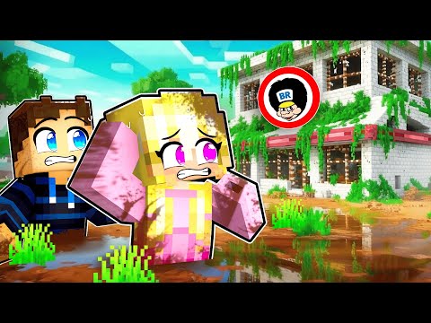 Vi Udforsker En Forladt FÆTTER BR Om Natten i Minecraft!