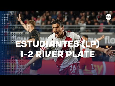ESTUDIANTES DE LA PLATA 1-2 RIVER PLATE EN UNO | VICTORIA MILLONARIA EN LA PLATA
