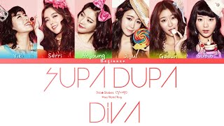 Dal★Shabet (달샤벳) - Supa Dupa Diva (수파 두파 디바) (Han/Rom/Eng Color Coded Lyrics)