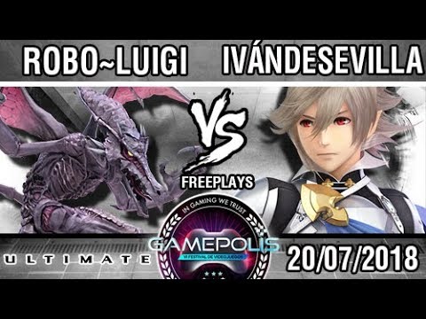[GAMEPOLIS 2018] Robo~Luigi (Ridley) vs IvánDeSevilla (Corrin) - SSBU E3 Demo - Freeplays