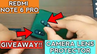 Redmi Note 6 Pro | Camera lens Protector | Camera lens Guard | Camera lens Cover | Camera Lens