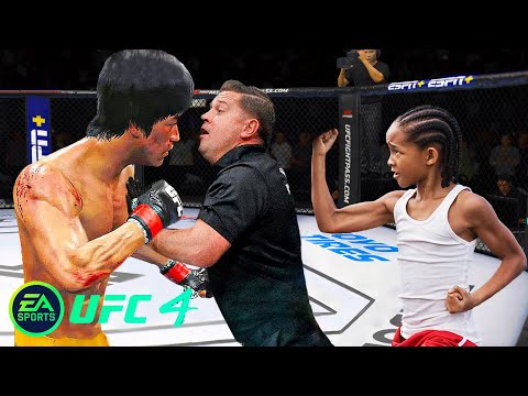 UFC4 Bruce Lee vs Karate Kid EA Sports UFC 4 PS5