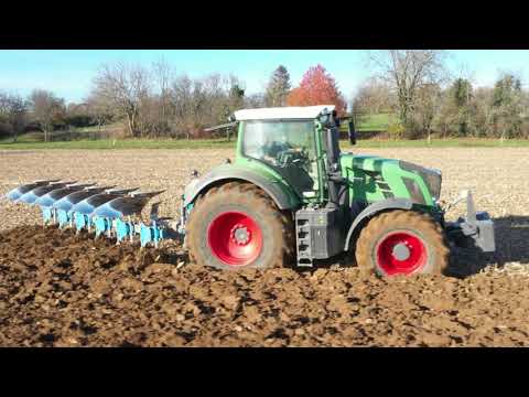 Fendt Vario 822 & Lemken  VariOpal de 6 corps !