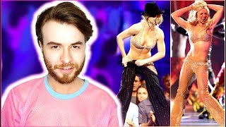 Britney Spears - Satisfaction / Oops!... I Did It Again 2000 MTV VMA&#39;s [REACTION]