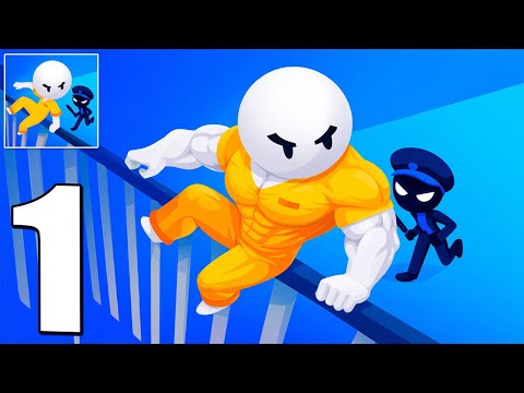 Prison Escape 3D - Gameplay Walkthrough Part 1  - Team Battle, Build Team and Escape (Android,iOS)