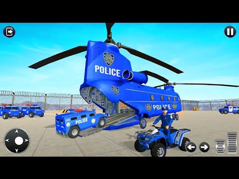 Police Bus Driving - Police bus shooting - police plane prison transport ( Android Gameplay)