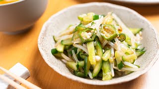 【きゅうり簡単レシピ】たった10分！シャキシャキくせになる♪チンして和えるだけ。