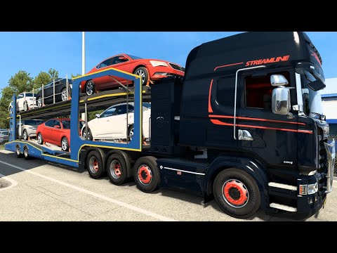 Scania Streamline (RJL) ETS2 1.49 gameplay Cars Osijek Szeged