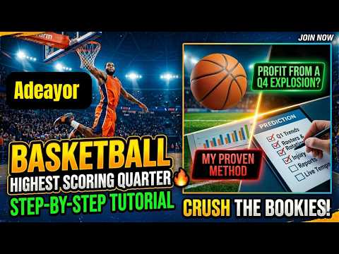 Basketball Highest Scoring Quarter 🔥 FULL Step-by-Step Tutorial (Trending Strategy Everyone Is Using