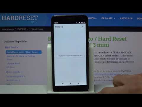 Como borrar el historial de Google Chrome en EMPORIA Smart 3 Mini