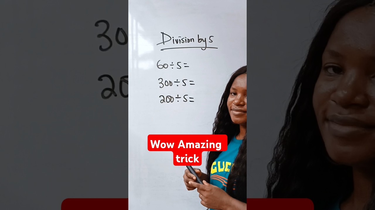 wow, Amazing math trick. #maths #mathshorts #mathstricks