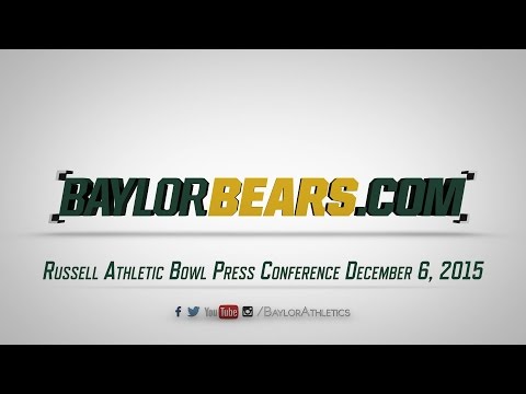 Baylor Football: Russell Athletic Bowl Presser