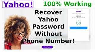 How to Recover Yahoo Email Account Password without Phone Number - 2021| Reset Yahoo Mail Password