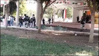 Lupe Mora forma grupo de autodefensas en La Ruana, le dejan caer un explosivo con un dron