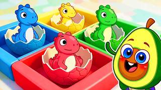 Where Are the Dinosaur Eggs? Animal Compilation! 🔍🥚🦕VocaVoca🥑Show Kids Songs