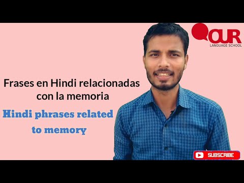 Frases en Hindi relacionadas con la memoria