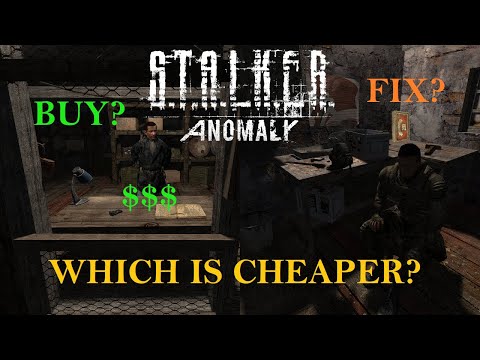 Stalker Anomaly: Buy or fix guns/armour - which is cheaper?