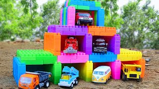 Construction Vehicles, Dump Trucks Blocks Car Toy for Kids