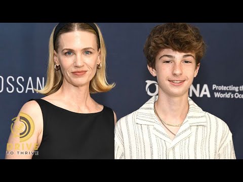 January Jones' 13-Year-Old Son Makes Rare Appearance — But Who’s His Father?