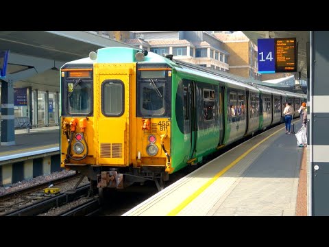 Southern Class 455 Ride: London Bridge to Caterham (via Norbury) - 28/03/22