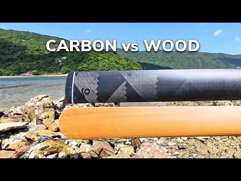 CARBON VS WOOD - Greenland Paddles for Kayaking