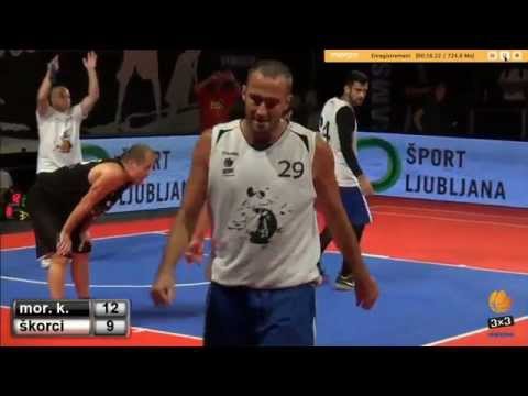 FINALE 3x3 Ulična košarka 2015 - 1. POLFINALE (SLOVENIJA)  KRANJ:TRBOVLJE (semifinal)