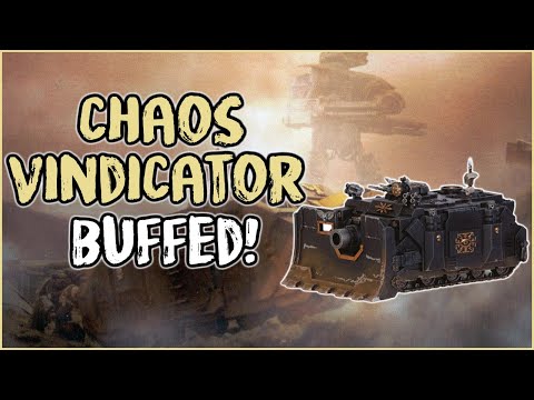 Vindicators Get A MASSIVE Buff? Chaos Codex Leaks! │ Warhammer 40k 9th Edition Rules Preview